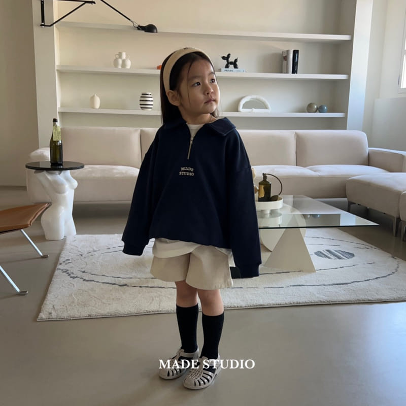 Made Studio - Korean Children Fashion - #childofig - Made Collar Sweatshirt - 9