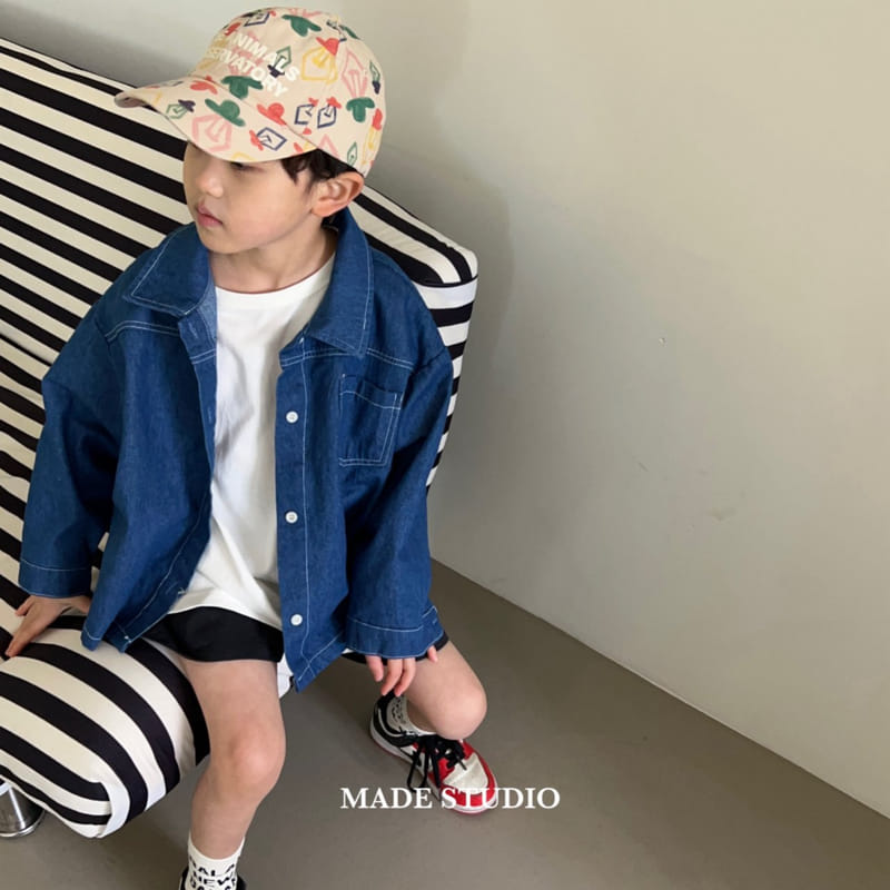 Made Studio - Korean Children Fashion - #fashionkids - Denim Shirt