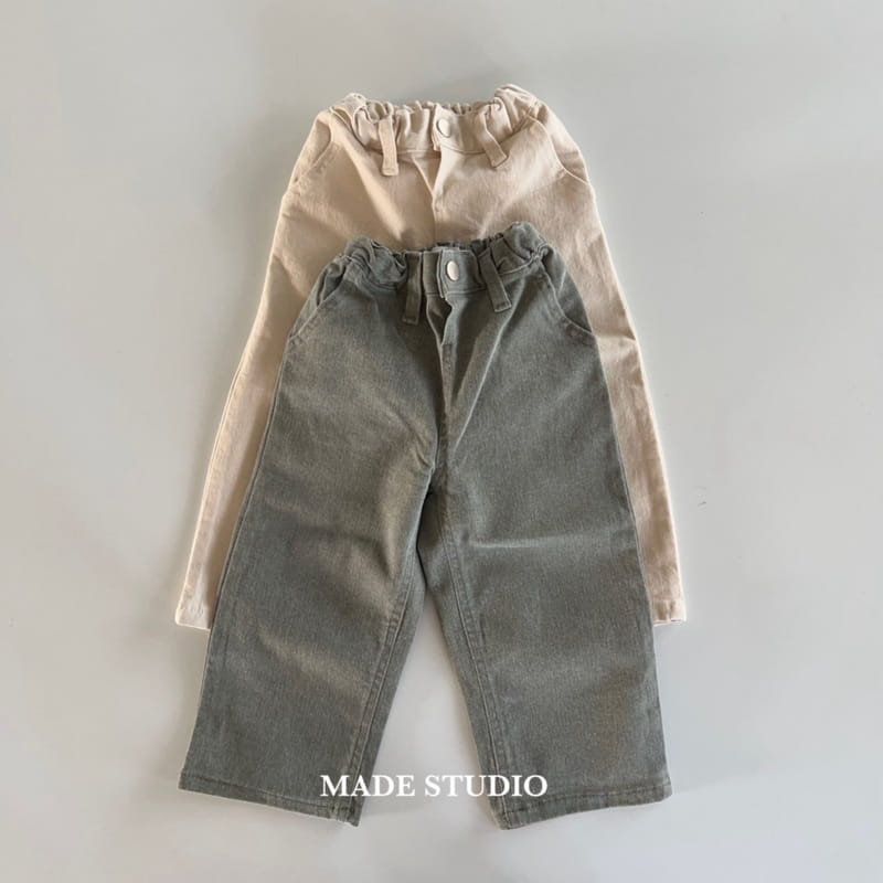 Made Studio - Korean Children Fashion - #fashionkids - Pigment Pants - 9