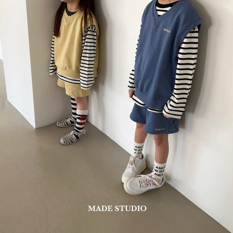 Made Studio - Korean Children Fashion - #kidsshorts - Thinks Vest