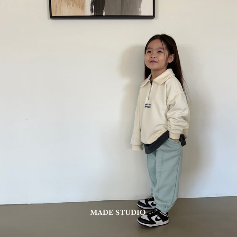 Made Studio - Korean Children Fashion - #Kfashion4kids - Made Collar Sweatshirt - 4