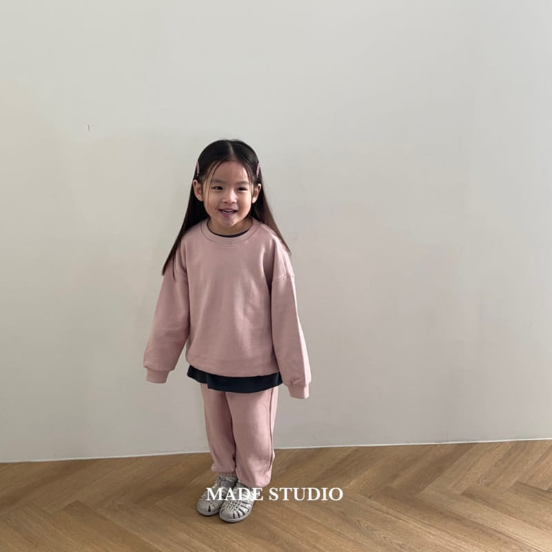 Made Studio - Korean Children Fashion - #minifashionista - Basic Top Bottom Set - 10