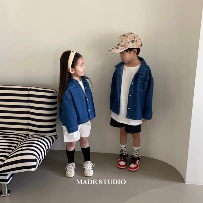 Made Studio - Korean Children Fashion - #minifashionista - Washing Shorts - 4