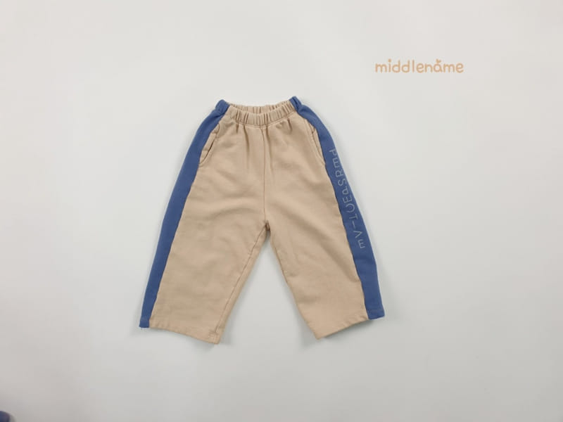 Middle Name - Korean Children Fashion - #Kfashion4kids - Color Lettering Pants