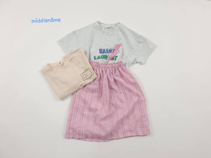 Middle Name - Korean Children Fashion - #kidsstore - Thunder Short Sleeves Tee - 5