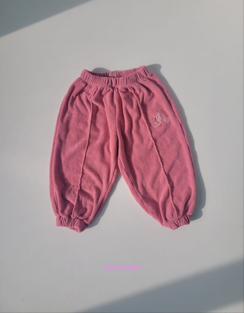 Middle Name - Korean Children Fashion - #todddlerfashion - Terry Dice Pants - 3