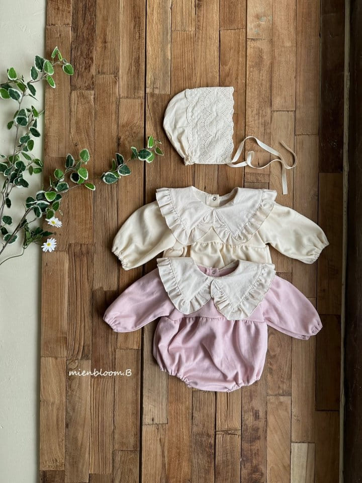 Mienbloom B - Korean Baby Fashion - #babyootd - Bebe Coco Bonnet - 6