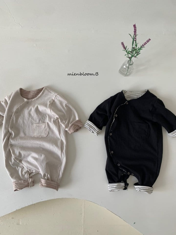 Mienbloom B - Korean Baby Fashion - #babyoutfit - Bebe Reversible Bodysuit