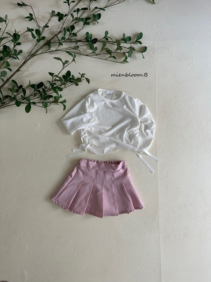 Mienbloom B - Korean Children Fashion - #discoveringself - High Teen Wrinkle Skirt - 9