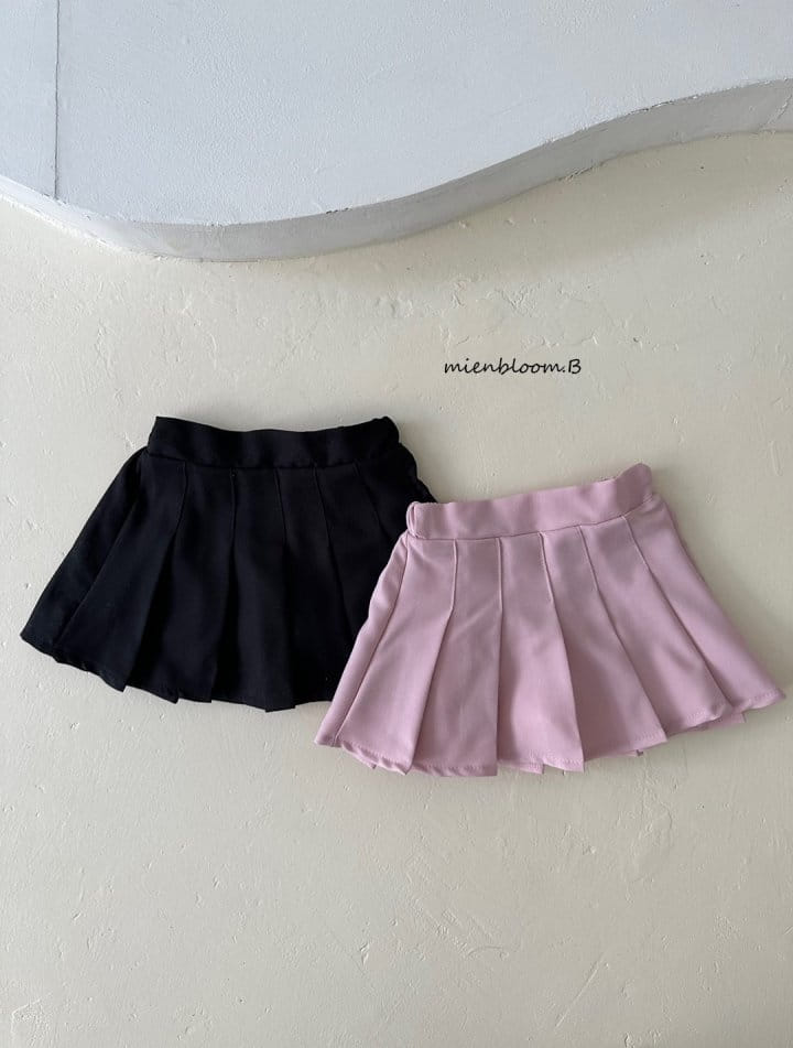 Mienbloom B - Korean Children Fashion - #minifashionista - High Teen Wrinkle Skirt