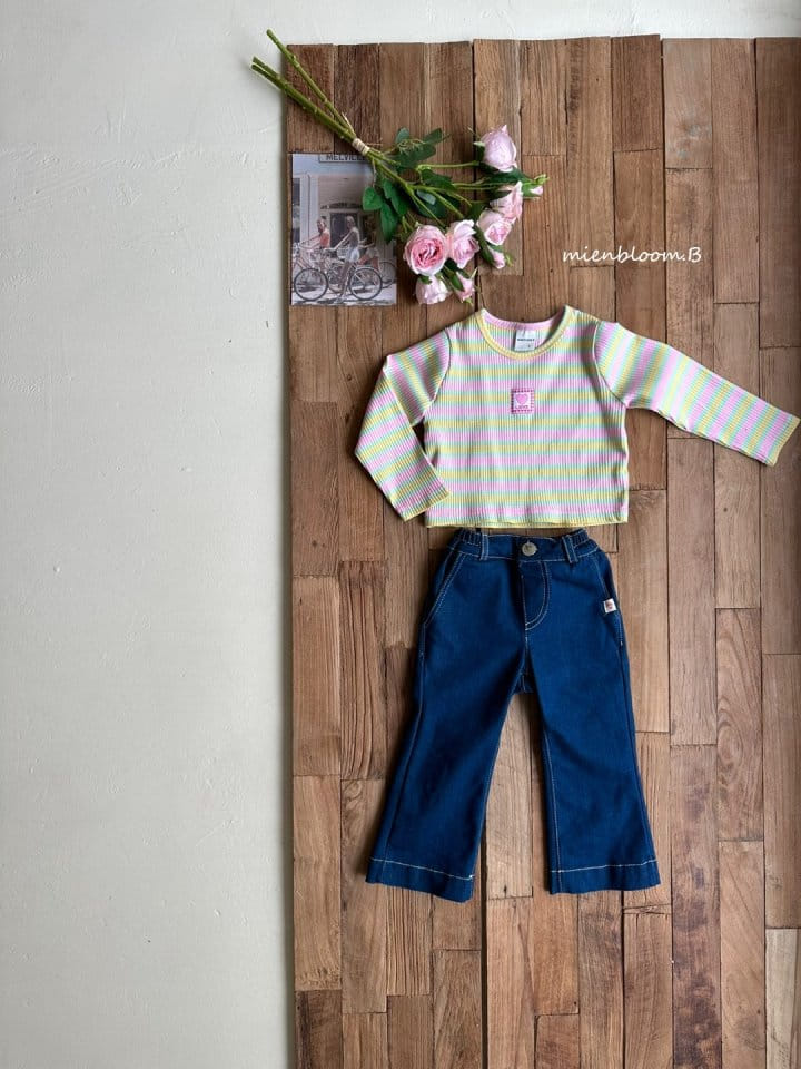 Mienbloom B - Korean Children Fashion - #stylishchildhood - Urban Denim Jeans - 2