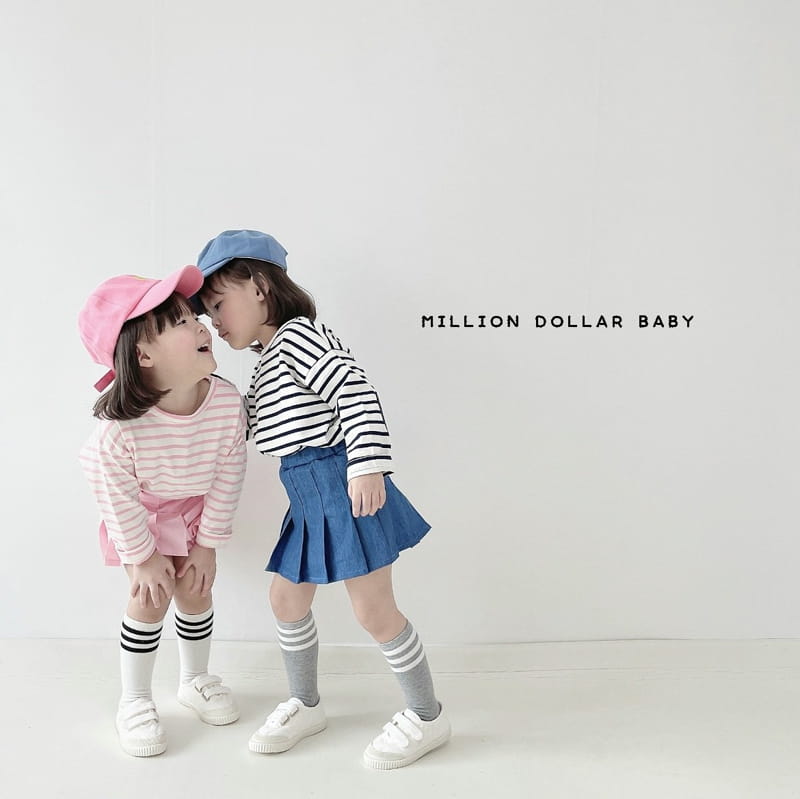 Million Dollar Baby - Korean Children Fashion - #childofig - Wrinkle Skirt - 8