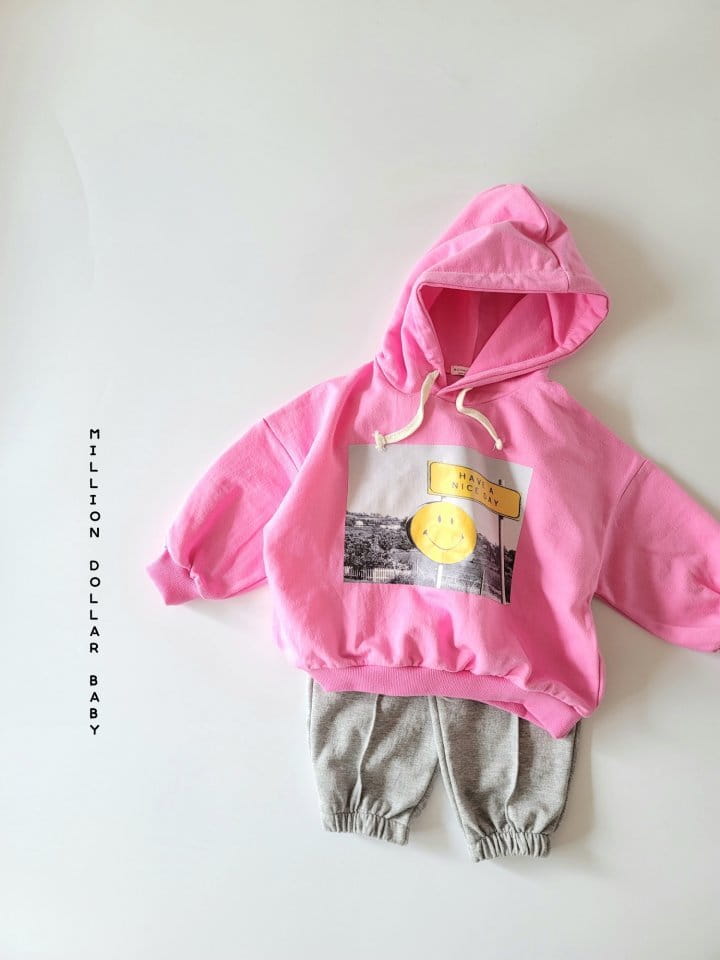 Million Dollar Baby - Korean Children Fashion - #childofig - Smile Nice Hoody - 8