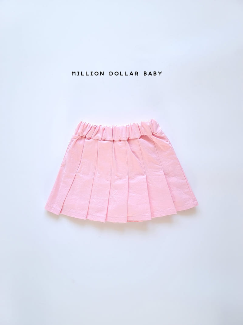 Million Dollar Baby - Korean Children Fashion - #fashionkids - Wrinkle Skirt - 12