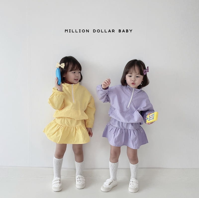 Million Dollar Baby - Korean Children Fashion - #littlefashionista - New York Anorak Top Skirt Set - 5