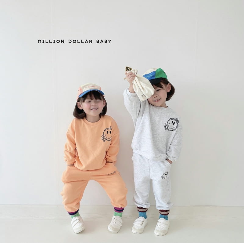 Million Dollar Baby - Korean Children Fashion - #prettylittlegirls - Smile Love Top Bottom Set - 10