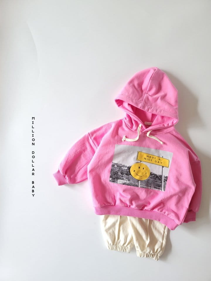 Million Dollar Baby - Korean Children Fashion - #stylishchildhood - Smile Nice Hoody - 7