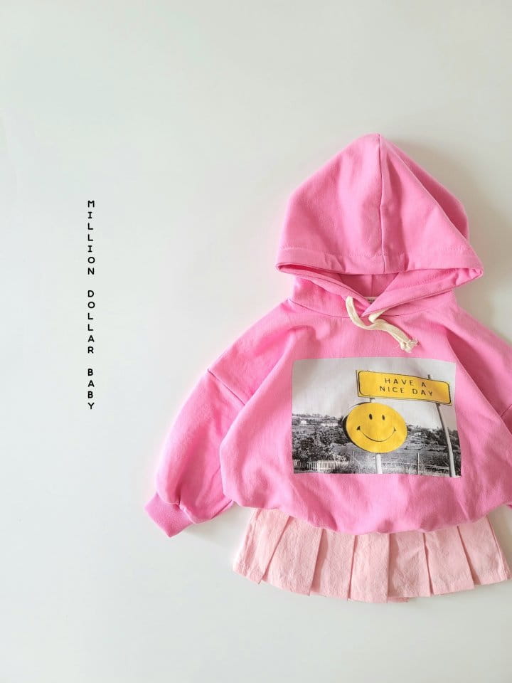 Million Dollar Baby - Korean Children Fashion - #todddlerfashion - Smile Nice Hoody - 5