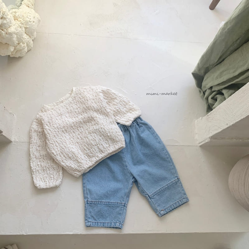 Mimi Market - Korean Baby Fashion - #babyboutiqueclothing - Denim Slit Pants - 4