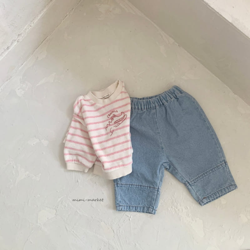 Mimi Market - Korean Baby Fashion - #babyootd - Denim Slit Pants - 10