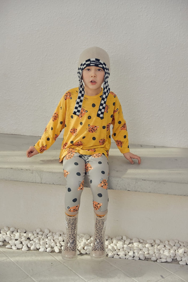 Mimico - Korean Children Fashion - #minifashionista - Cheetah Slav Tee - 4