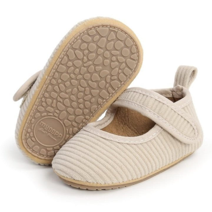 Miso - Korean Baby Fashion - #babylifestyle - Corduroy Flats - 3