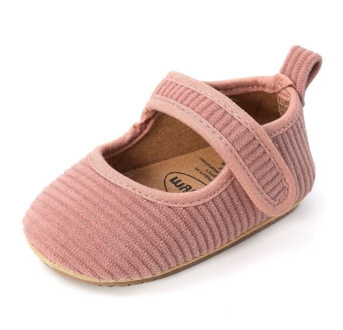 Miso - Korean Baby Fashion - #babylifestyle - Corduroy Flats - 4