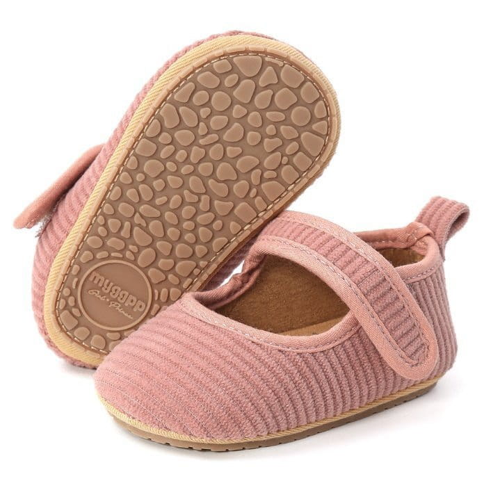 Miso - Korean Baby Fashion - #babyoutfit - Corduroy Flats - 6