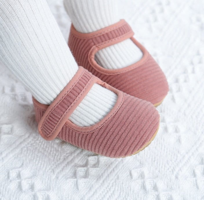 Miso - Korean Baby Fashion - #babyoutfit - Corduroy Flats - 7