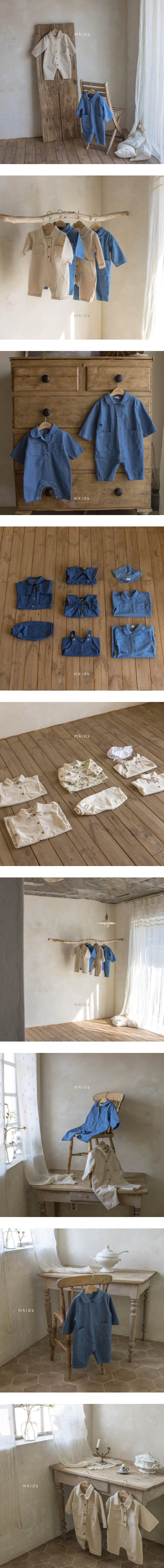 Mkids - Korean Children Fashion - #Kfashion4kids - Kid CL Bodysuit Cream