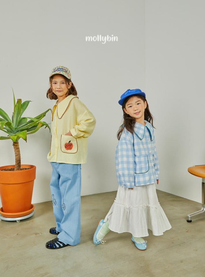 Mollybin - Korean Children Fashion - #childofig - Apple Blouse - 2