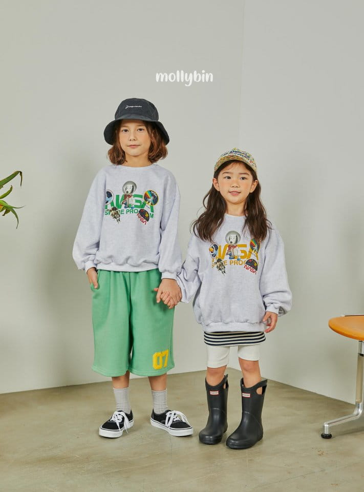 Mollybin - Korean Children Fashion - #childofig - Uni Sweatshirt - 4