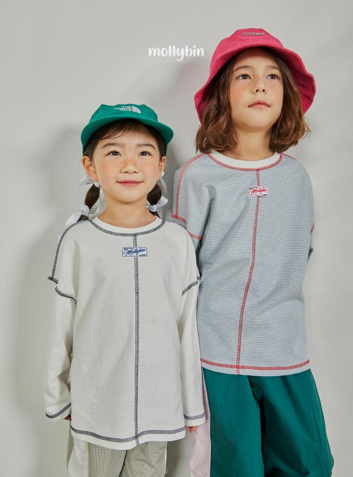 Mollybin - Korean Children Fashion - #discoveringself - Molly Label Tee - 3