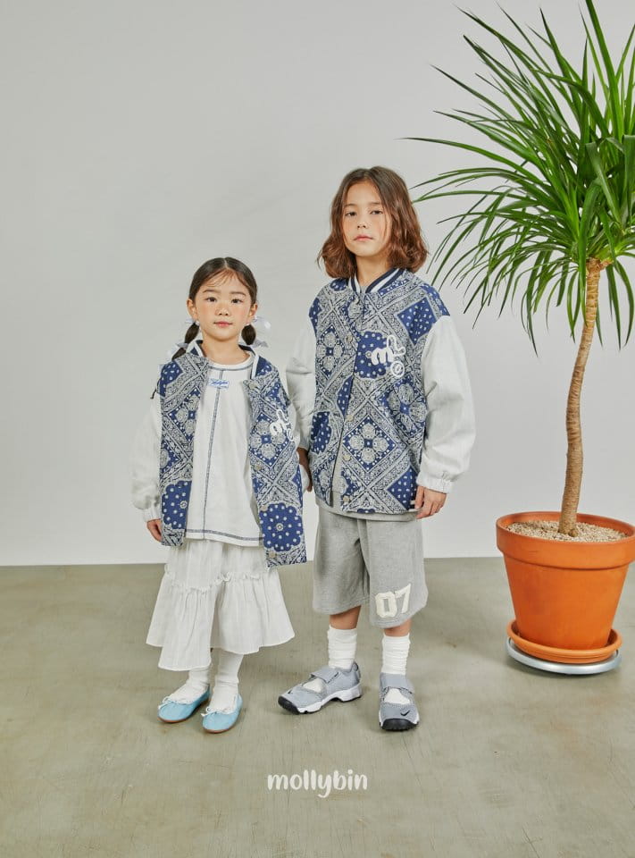 Mollybin - Korean Children Fashion - #fashionkids - Bandana Color Jumper