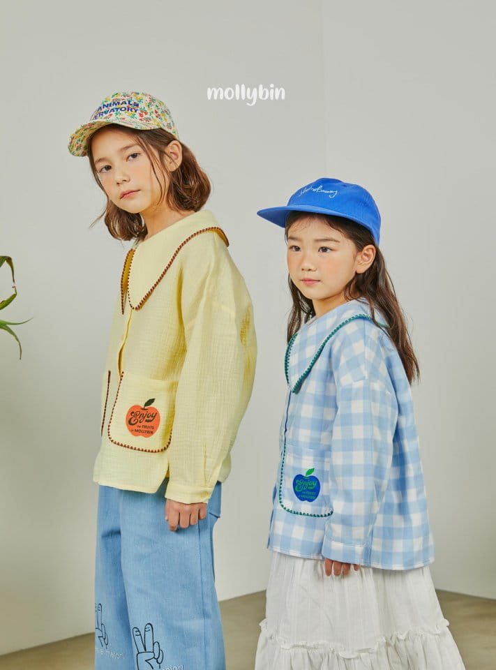 Mollybin - Korean Children Fashion - #fashionkids - Apple Blouse - 6