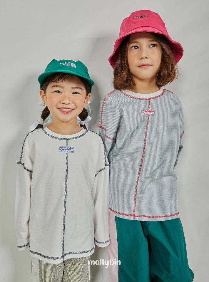 Mollybin - Korean Children Fashion - #discoveringself - Molly Label Tee - 4