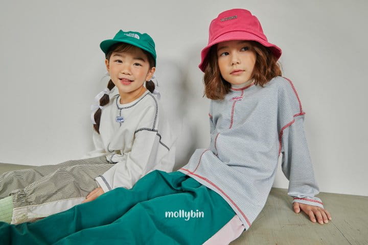 Mollybin - Korean Children Fashion - #kidsstore - Molly Label Tee - 6