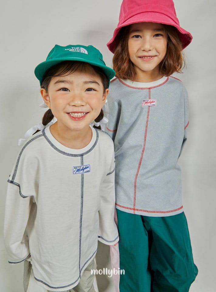 Mollybin - Korean Children Fashion - #littlefashionista - Molly Label Tee - 9