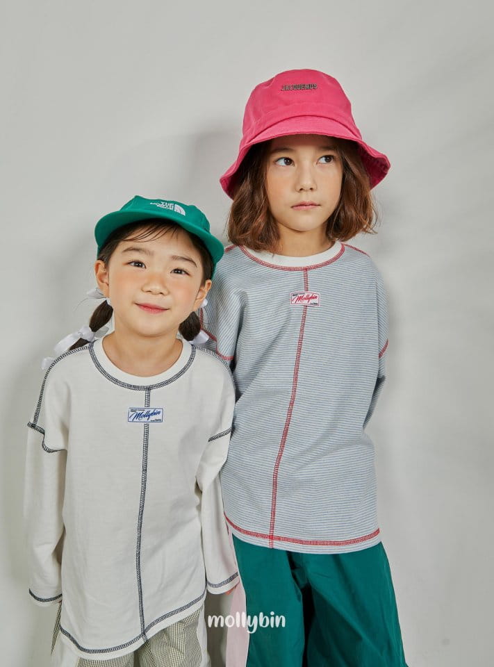 Mollybin - Korean Children Fashion - #minifashionista - Molly Label Tee - 11