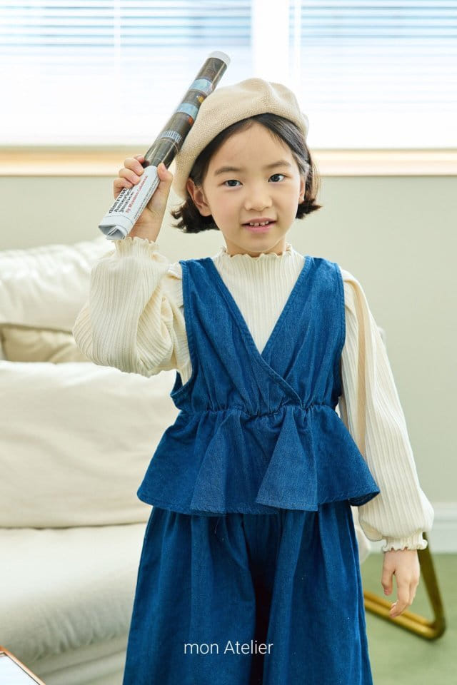 Mon Atelier - Korean Children Fashion - #designkidswear - Cross Bustier - 9