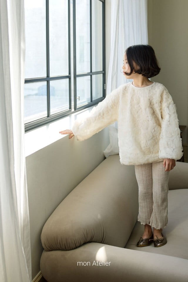 Mon Atelier - Korean Children Fashion - #kidsshorts - Rose Pullover