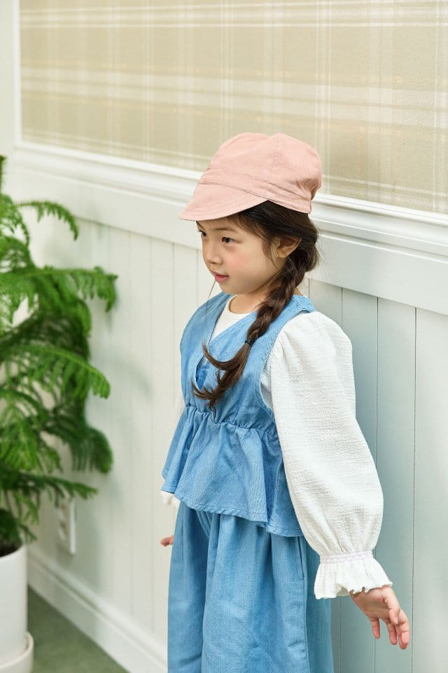 Mon Atelier - Korean Children Fashion - #stylishchildhood - Cross Bustier - 6