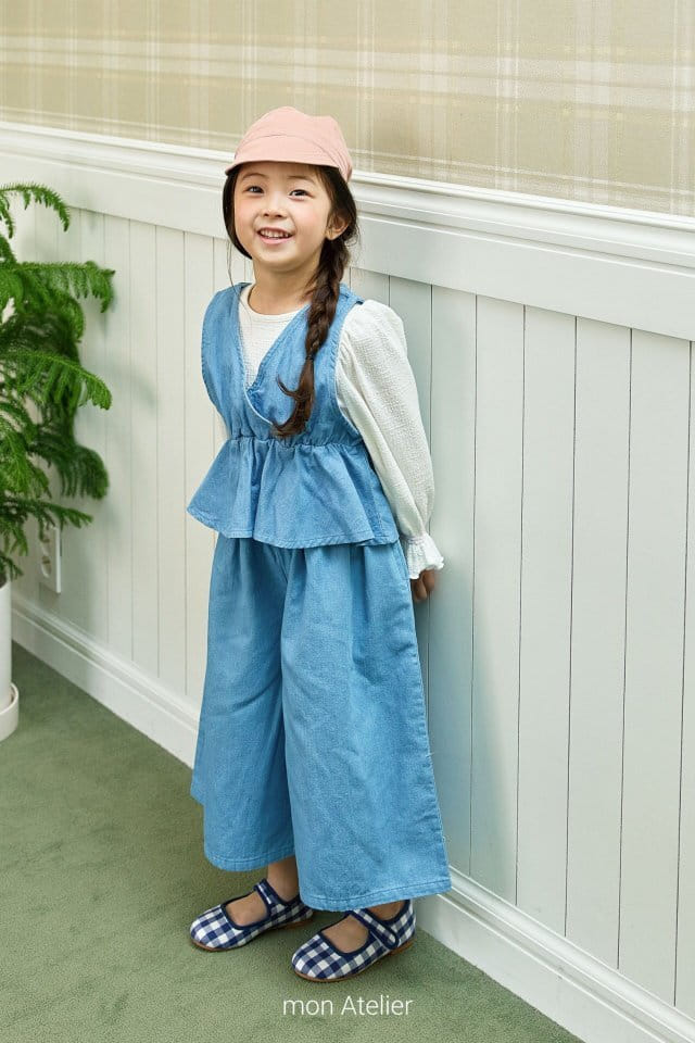 Mon Atelier - Korean Children Fashion - #toddlerclothing - Cross Bustier - 5