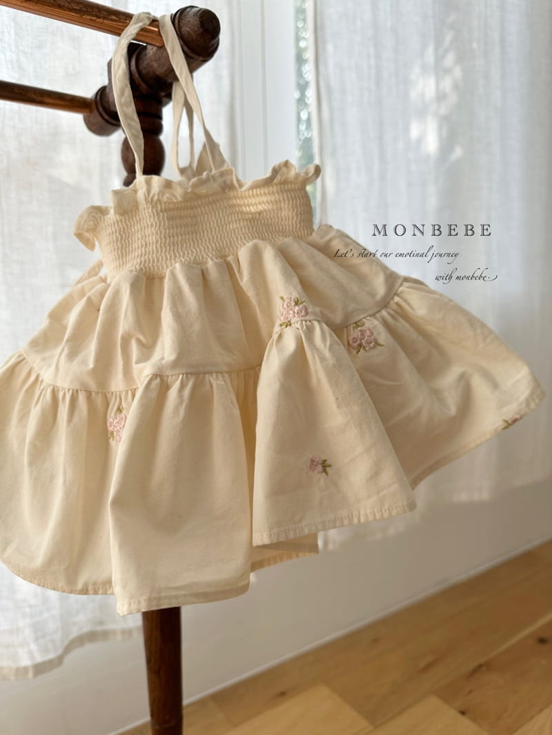 Monbebe - Korean Baby Fashion - #babyclothing - Embroidery Bloomer - 7