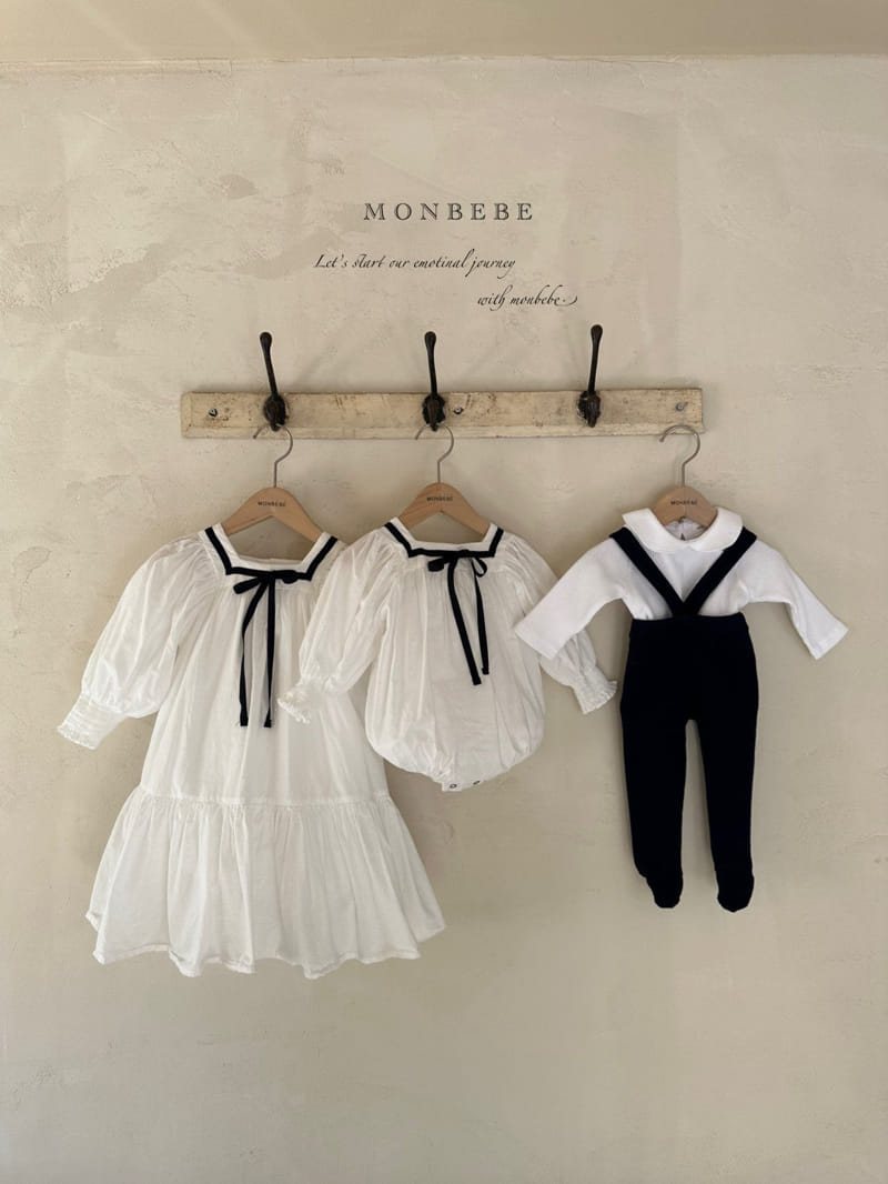 Monbebe - Korean Baby Fashion - #babyclothing - Marine Rosa Bodysuit - 2