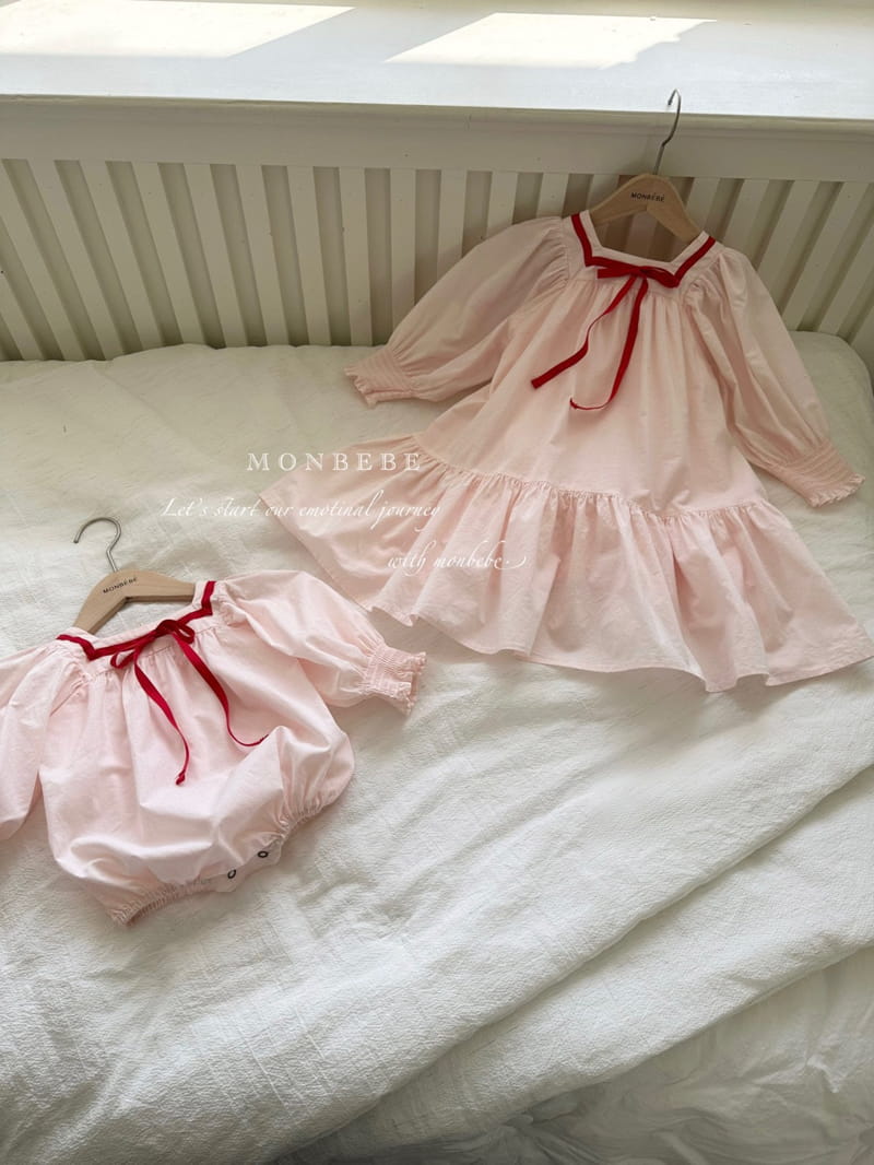 Monbebe - Korean Baby Fashion - #babyoninstagram - Marine Rosa Bodysuit - 7