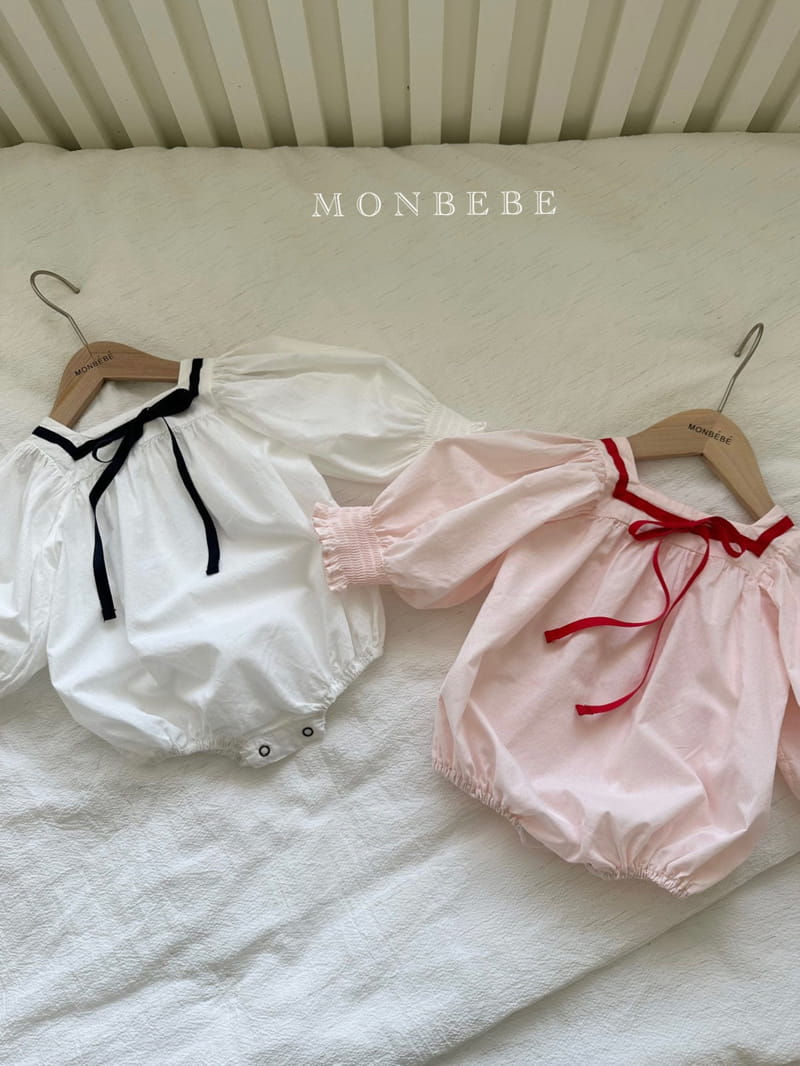 Monbebe - Korean Baby Fashion - #babyoutfit - Marine Rosa Bodysuit - 10