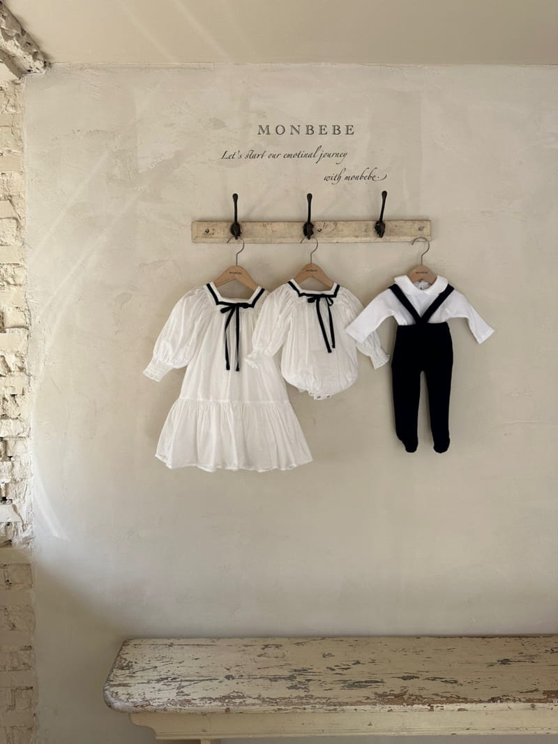 Monbebe - Korean Baby Fashion - #babyoutfit - Marine Rosa Bodysuit - 9