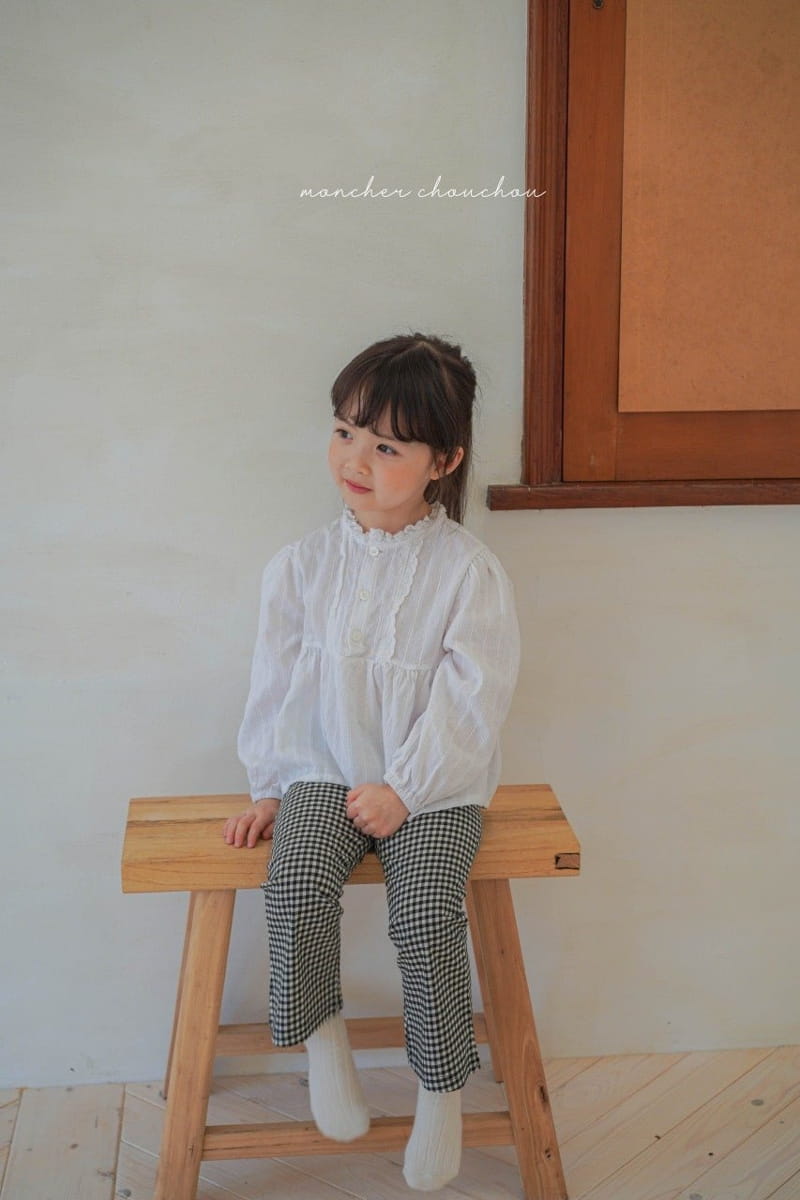 Moncher Chouchou - Korean Children Fashion - #Kfashion4kids - Check Pants - 4