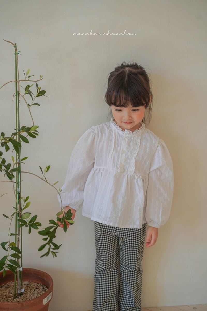 Moncher Chouchou - Korean Children Fashion - #minifashionista - Check Pants - 6